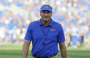 Florida Gators head coach Dan Mullen against Kentucky- 1280x900