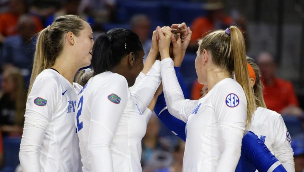 Florida Gators middle blocker Rachael Kramer in 2019- 1280x853