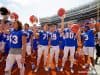 Florida Gators place kicker Evan McPherson and the team celebrate a win over Tennessee- 1280x852