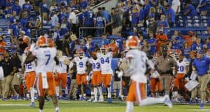 Florida Gators players celebrate after defeating Kentucky- 1280x853
