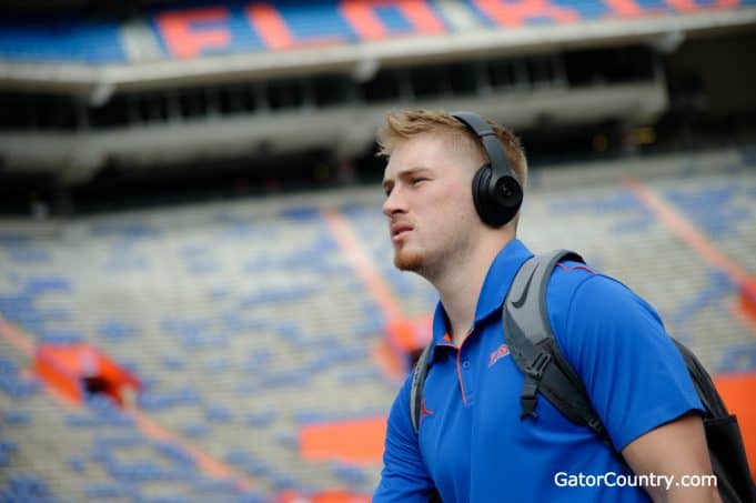 Florida Gators quarterback Kyle Trask before the Tennessee game- 1280x852