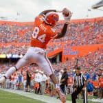 Florida Gators tight end Kyle Pitts catches a touchdown against Towson- 1280x852