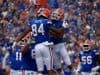 Florida Gators tight end Kyle Pitts celebrates his first quarter touchdown- 1280x853