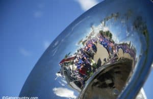 The Florida Gators Football team walks into Camping World Stadium during Gator Walk before playing Miami- Florida Gators football- 1280x853