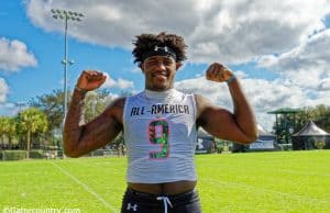 University of Florida commit Keon Zipperer poses for the camera after an Under Armour All-American practice- Florida Gators recruiting- 1280x853