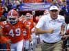 University of Florida head coach Dan Mullen leads the Florida Gators on to the field to take on the Towson Tigers- Florida Gators football- 1280x853