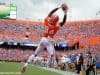 University of Florida tight end Kyle Pitts soars high to haul in his second touchdown in a 38-0 win over Towson- Florida Gators football- 1280x852