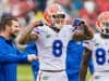 Florida Gators receiver Trevon Grimes celebrates a Gators touchdown- 1280x896