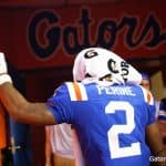 Florida Gators running back Lamical Perine leaves the field after defeating Auburn- 1280x853