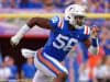 University of Florida lineman Jon Greenard rushes the quarterback during the Gators homecoming win over Auburn- Florida Gators football- 1280x854