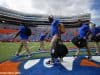 University of Florida players cross midfield during Gator walk before playing the Towson Tigers- Florida Gators football- 1280x853