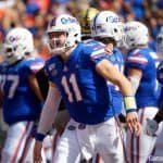 Florida Gators quarterback Kyle Trask scores against Vandy- 1280x853