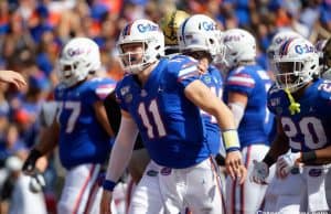 Florida Gators quarterback Kyle Trask scores against Vandy- 1280x853