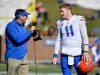 Florida Gators quarterback Kyle Trask talks to Dan Mullen against Missouri-1280x942