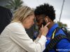 Florida Gators running back Lamical Perine with Meghan Mullen before the UGA game- 1280x853