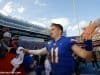 University of Florida quarterback Kyle Trask greets fans as he leaves the field following Florida’s 56-0 win over Vanderbilt- Florida Gators football- 1280x853