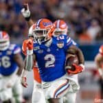 Florida Gators running back Lamical Perine scores against Virginia in the Orange Bowl- 1280x853