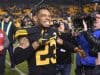 Dec 16, 2018; Pittsburgh, PA, USA; Pittsburgh Steelers cornerback Joe Haden (23) celebrates a win against the New England Patriots at Heinz Field. Mandatory Credit: Philip G. Pavely-USA TODAY Sports