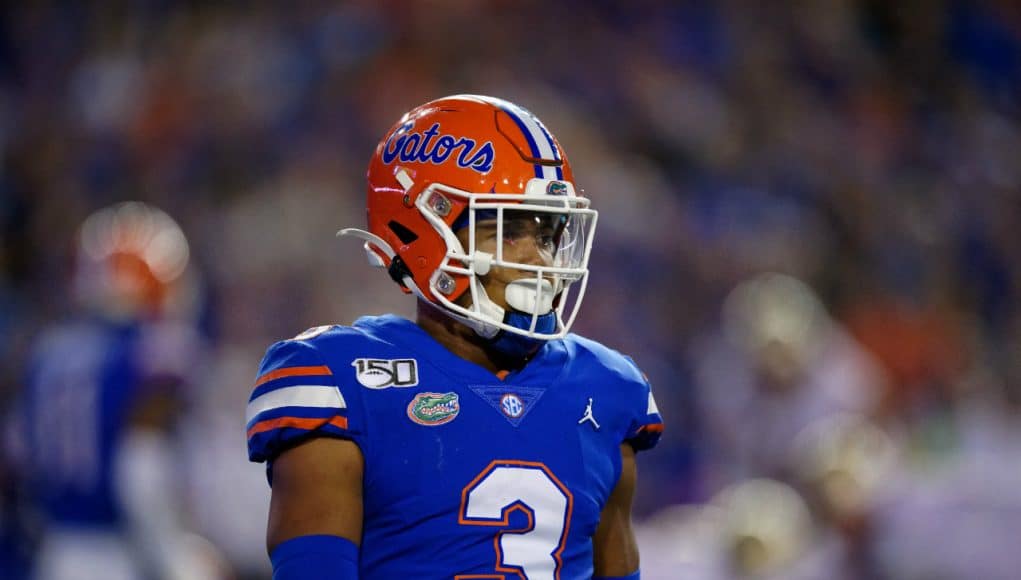 University of Florida cornerback Marco Wilson on the field during the Florida Gators win over Florida State- Florida Gators football- 1280x853