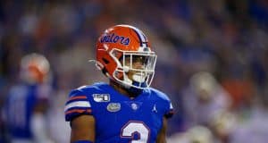 University of Florida cornerback Marco Wilson on the field during the Florida Gators win over Florida State- Florida Gators football- 1280x853