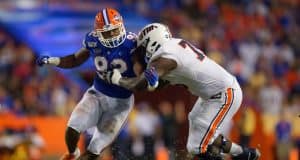 University of Florida defensive end Jabari Zuniga rushes the quarterback during the Florida Gators win over UT-Martin- Florida Gators football- 1280x853