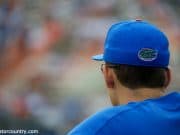 A view from the dugout during the Florida Gators win over the Miami Hurricanes in 2018- Florida Gators baseball- 1280x853
