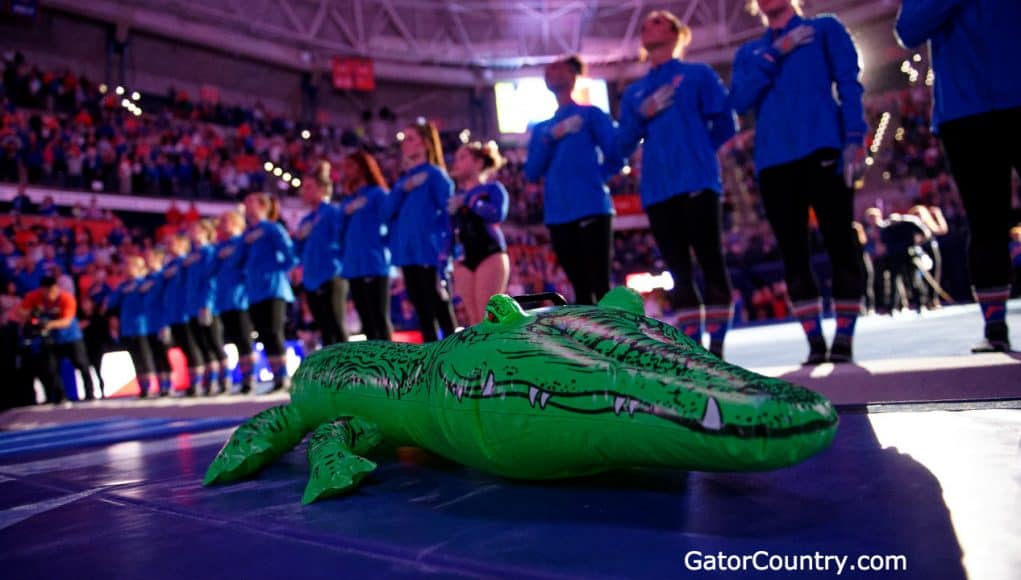 Florida Gators Gymnastics before their 2020 meet- 1280x719