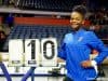 Florida Gators gymnast Trinity Thomas after she scored a 10 for the Gators- 1280x852