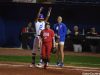 Florida Gators utility player Cheyenne Lindsey gets a hit against Team USA- 1280x855