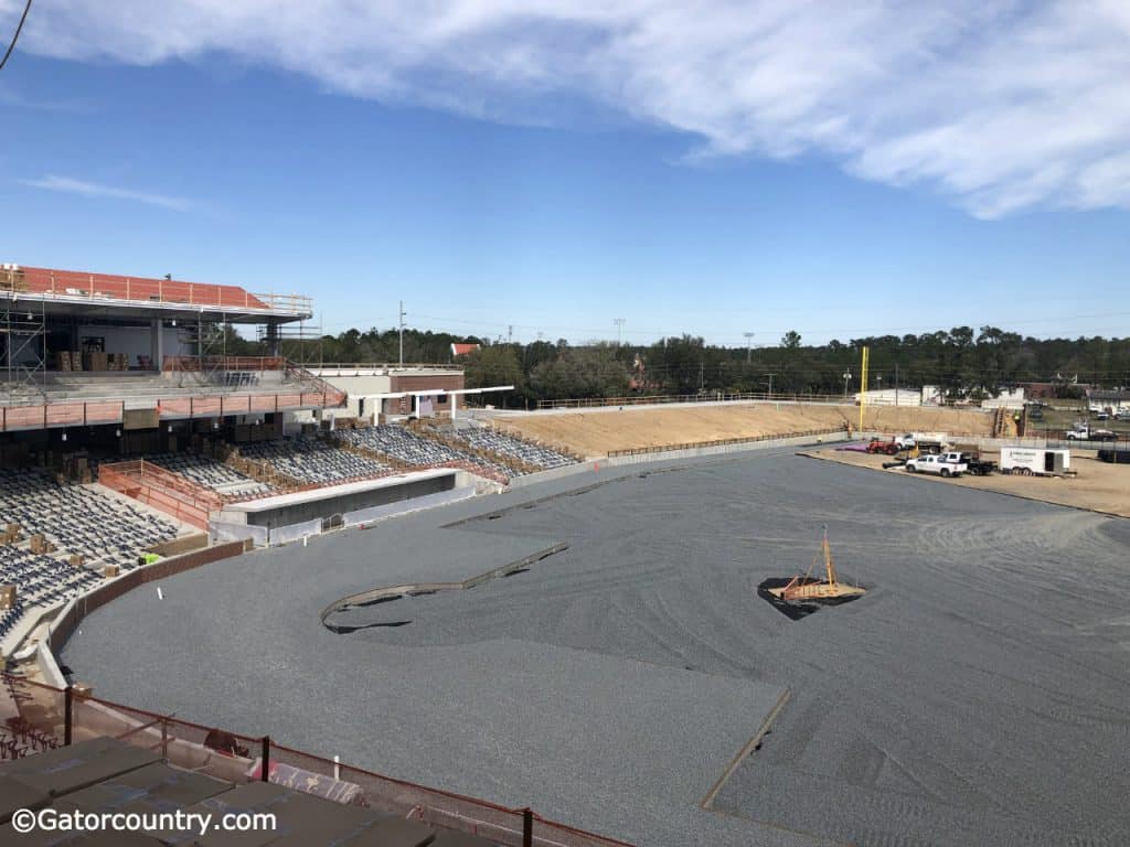 The view of the field from the party deck at the Florida Gators new baseball stadium- Florida Gators baseball- 1280x960