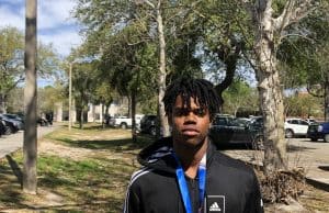 2021 receiver Bralon Brown during his visit to see the Florida Gators- 1280x960