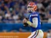 University of Florida quarterback Kyle Trask drops back to pass in the 2020 Orange Bowl against Virginia- Florida Gators football- 1280x853