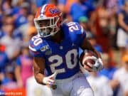 University of Florida running back carries the ball in a win over the Tennessee Volunteers- Florida Gators football-1280x853