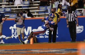Kadarius Toney back pedals for a touchdown against Missouri- 1280x887