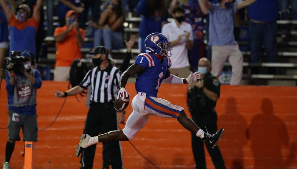 Receiver Kadarius Toney scores against Missouri- 1280x848