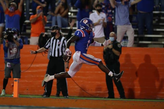 Receiver Kadarius Toney scores against Missouri- 1280x848