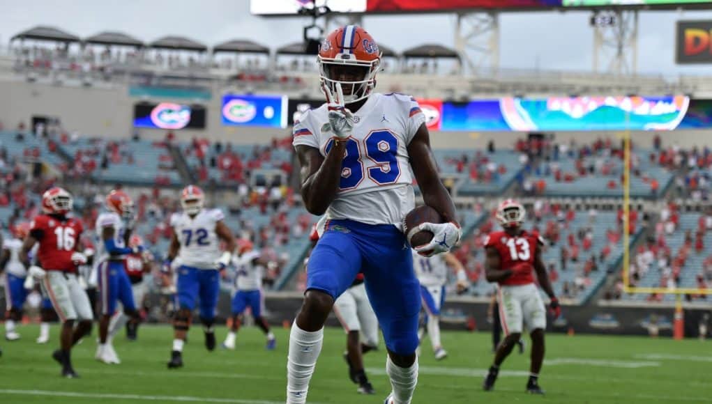 Receiver Justin Shorter scores against Georgia-1176x820