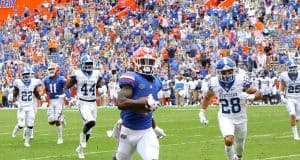 Receiver Kadarius Toney returns a punt for a touchdown-800x620