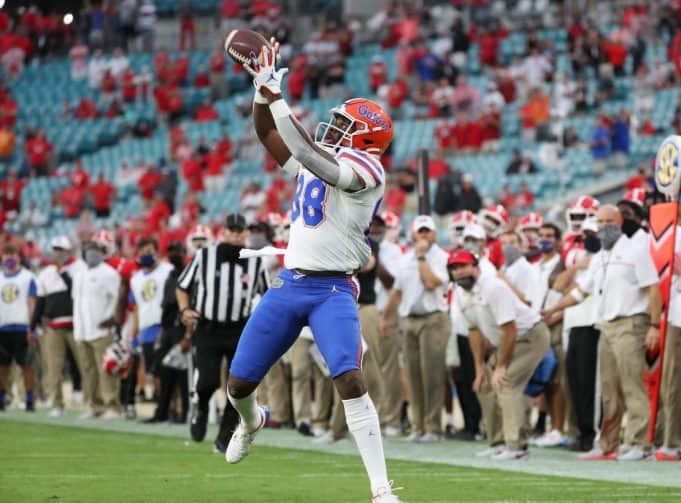 Tight end Kemore Gamble scores against Georgia-1111x820