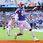 Tight end Kyle Pitts scores against Kentucky-1022x800
