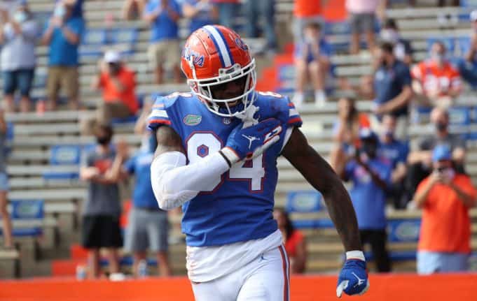 Tight end Kyle Pitts scores his second TD against Kentucky-1264x800