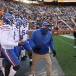 Dan Mullen and the Florida Gators enter the field at Tennessee- 1013x650