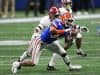 Florida Gators tight end Kyle Pitts catches a pass in the SEC Championship game-987x790
