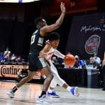 Guard Noah Locke drives against Army-1200x800