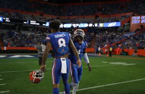 Receiver Kadarius Toney and receiver Trevon Grimes against LSU-1280x853