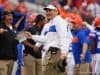 Dan Mullen smiles after a stop against Georgia in 2019 - 1280x853