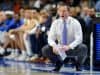 Mike White coaches on the sideline in Florida's 2020 win over Vanderbilt - 1280x854