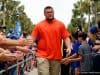 Florida Gators offensive lineman Brett Heggie at Gator Walk in 2019 - 1280x854