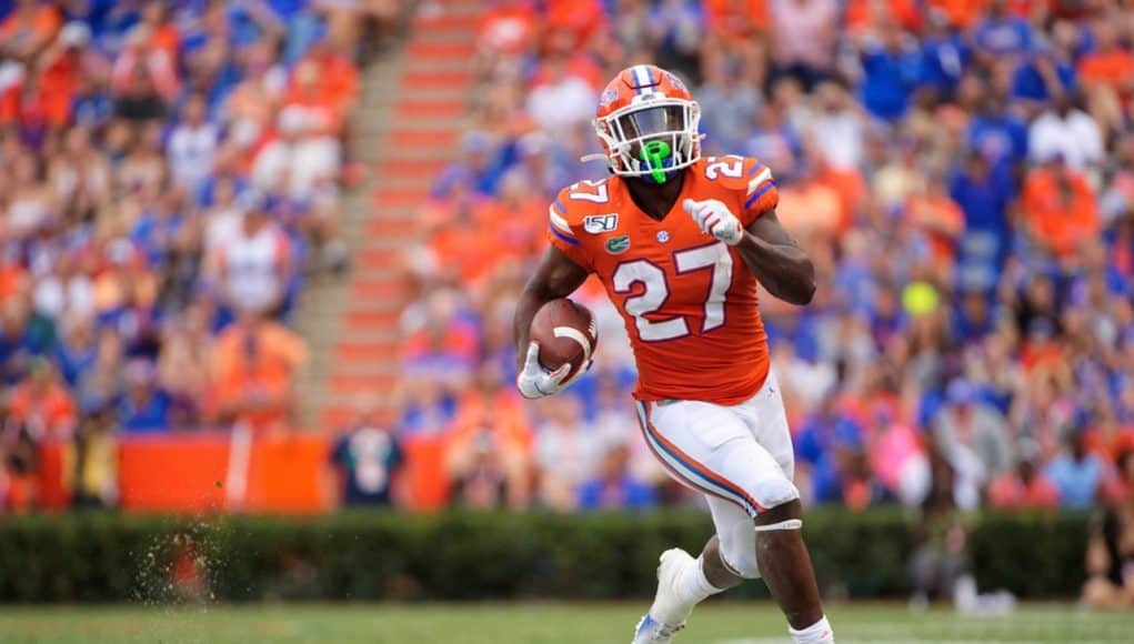 Florida Gators running back Dameon Pierce scores against Vanderbilt - 1280x854