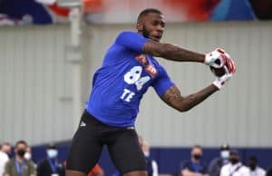 Florida Gators tight end Kyle Pitts competes at 2021 Pro Day - 1280x824
